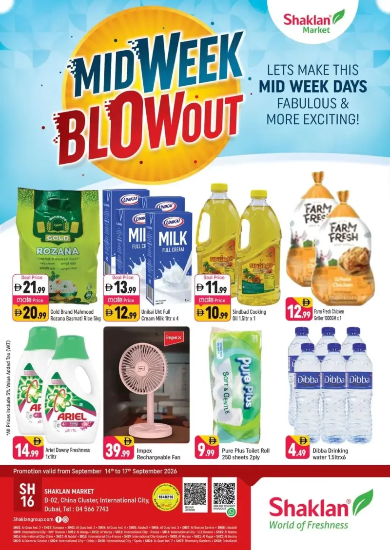 Shaklan weekly ad Sep 13 – Sep 17, 2026 – page 1