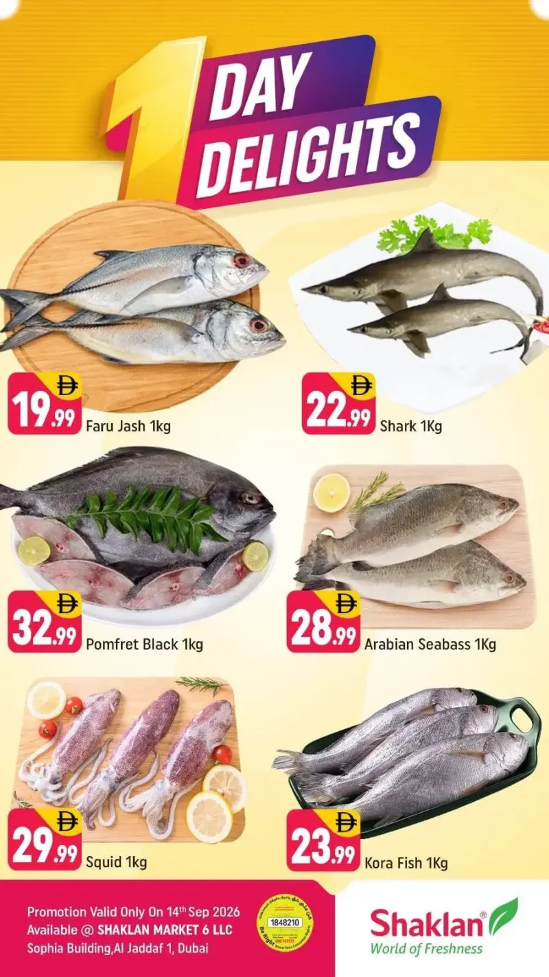 Shaklan weekly ad Sep 13 – Sep 14, 2026 – page 1