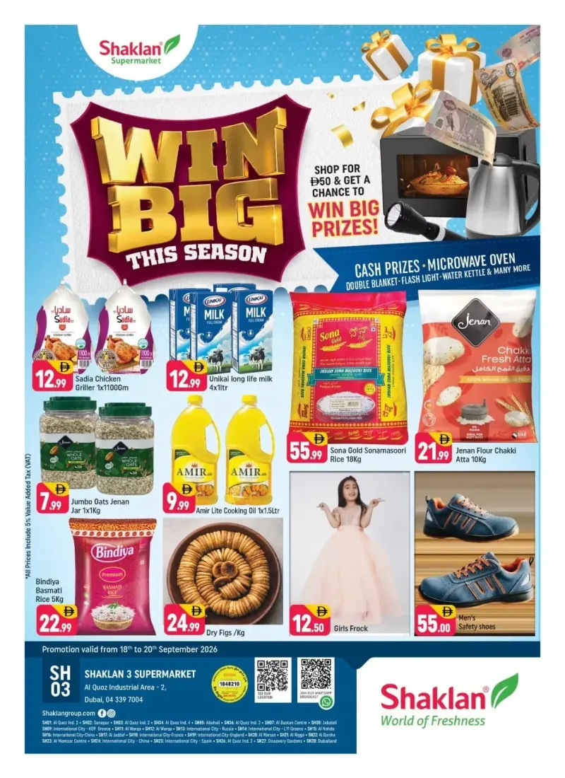 Shaklan weekly ad Sep 18 – Sep 20, 2026 – page 1