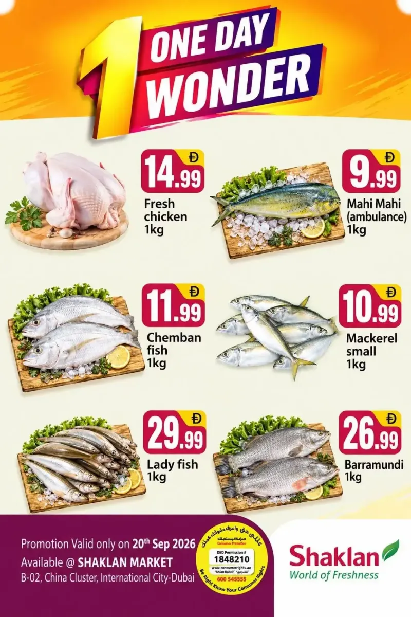 Shaklan weekly ad Sep 19 – Sep 20, 2026 – page 1