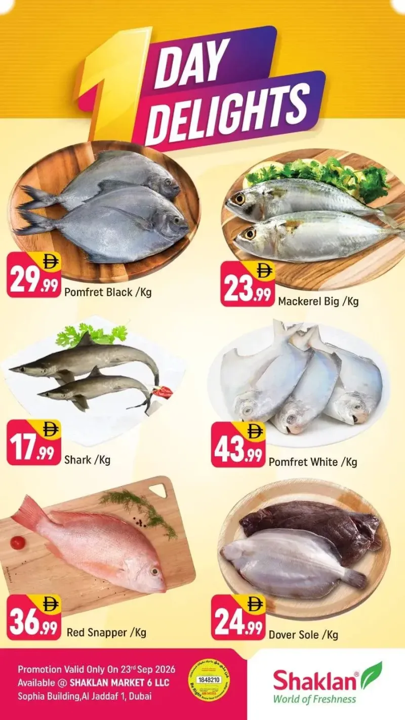 Shaklan weekly ad Sep 22 – Sep 23, 2026 – page 1