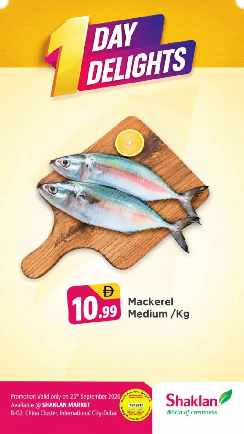 Shaklan weekly ad Sep 24 – Sep 25, 2026 – page 1