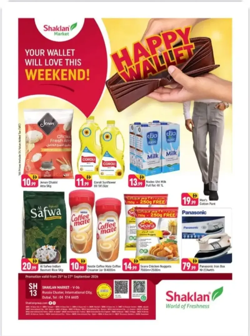 Shaklan weekly ad Sep 24 – Sep 27, 2026 – page 1