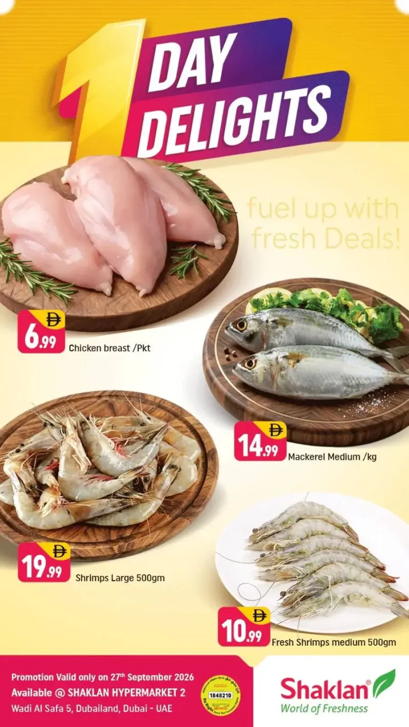 Shaklan weekly ad Sep 26 – Sep 27, 2026 – page 1