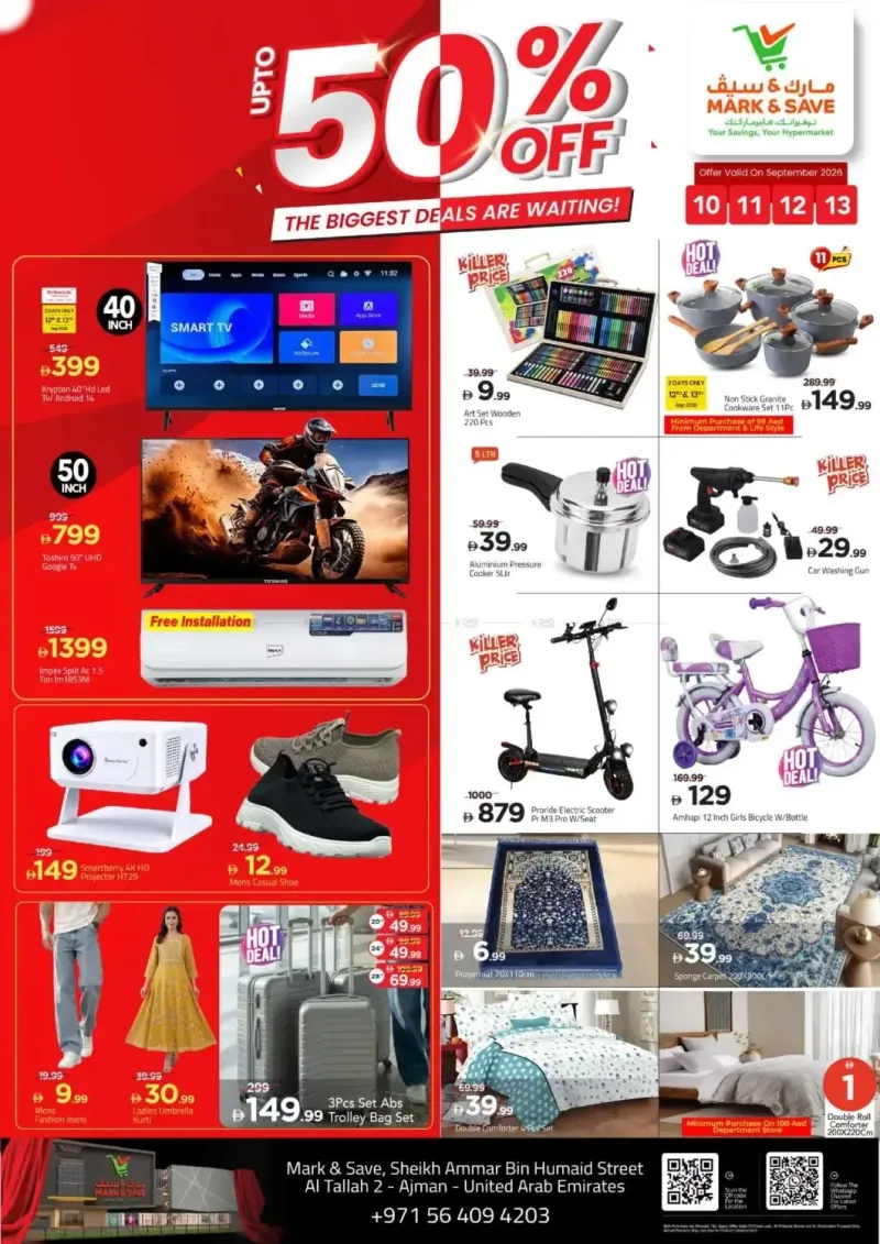Mark & Save UAE weekly ad Sep 9 – Sep 13, 2026 – page 1
