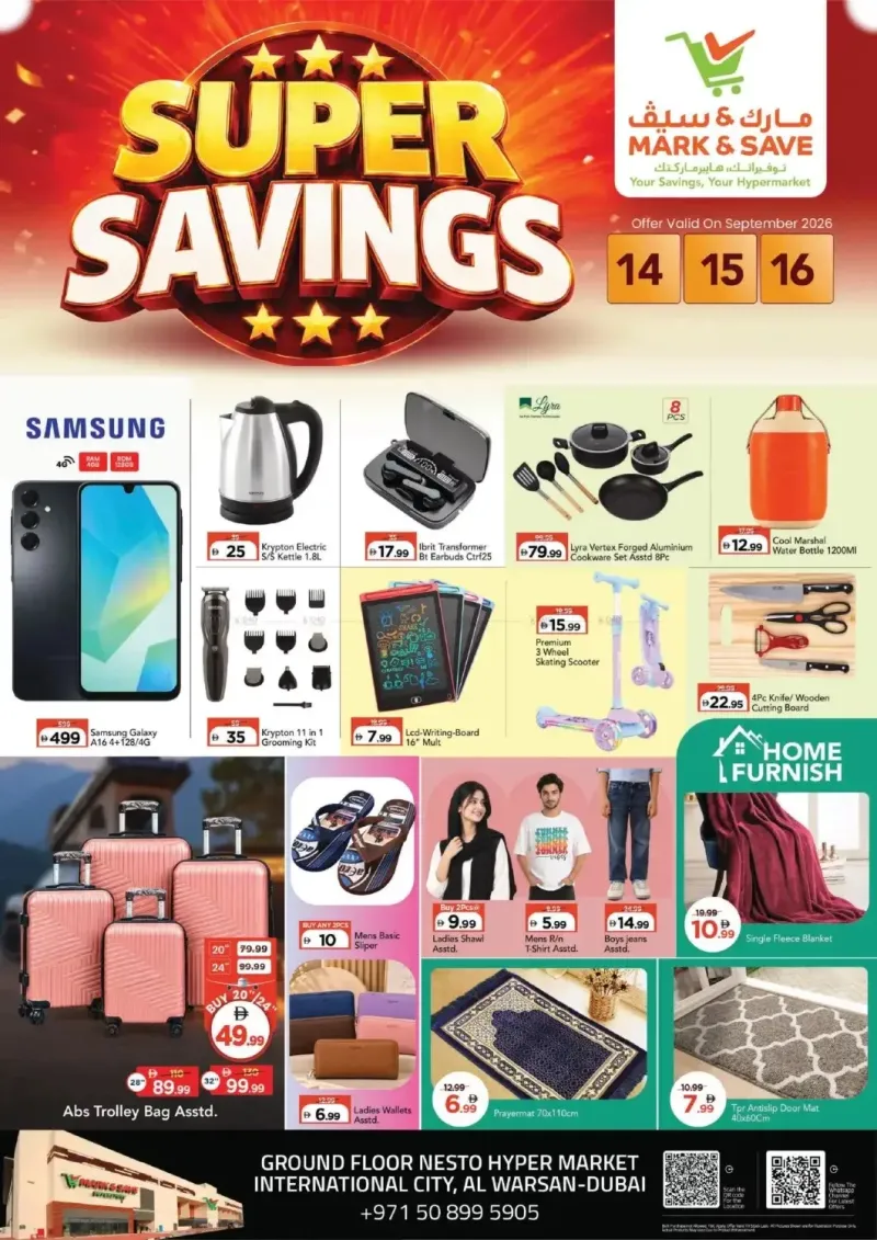 Mark & Save UAE weekly ad Sep 13 – Sep 16, 2026 – page 1