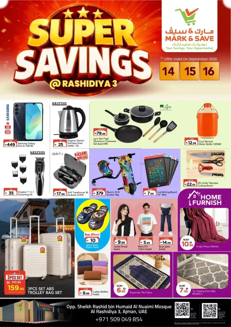 Mark & Save UAE weekly ad Sep 13 – Sep 16, 2026 – page 1
