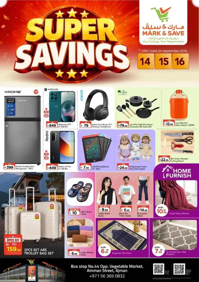 Mark & Save UAE weekly ad Sep 13 – Sep 16, 2026 – page 1