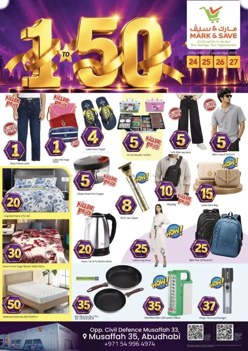 Mark & Save UAE weekly ad Sep 23 – Sep 27, 2026 – page 1