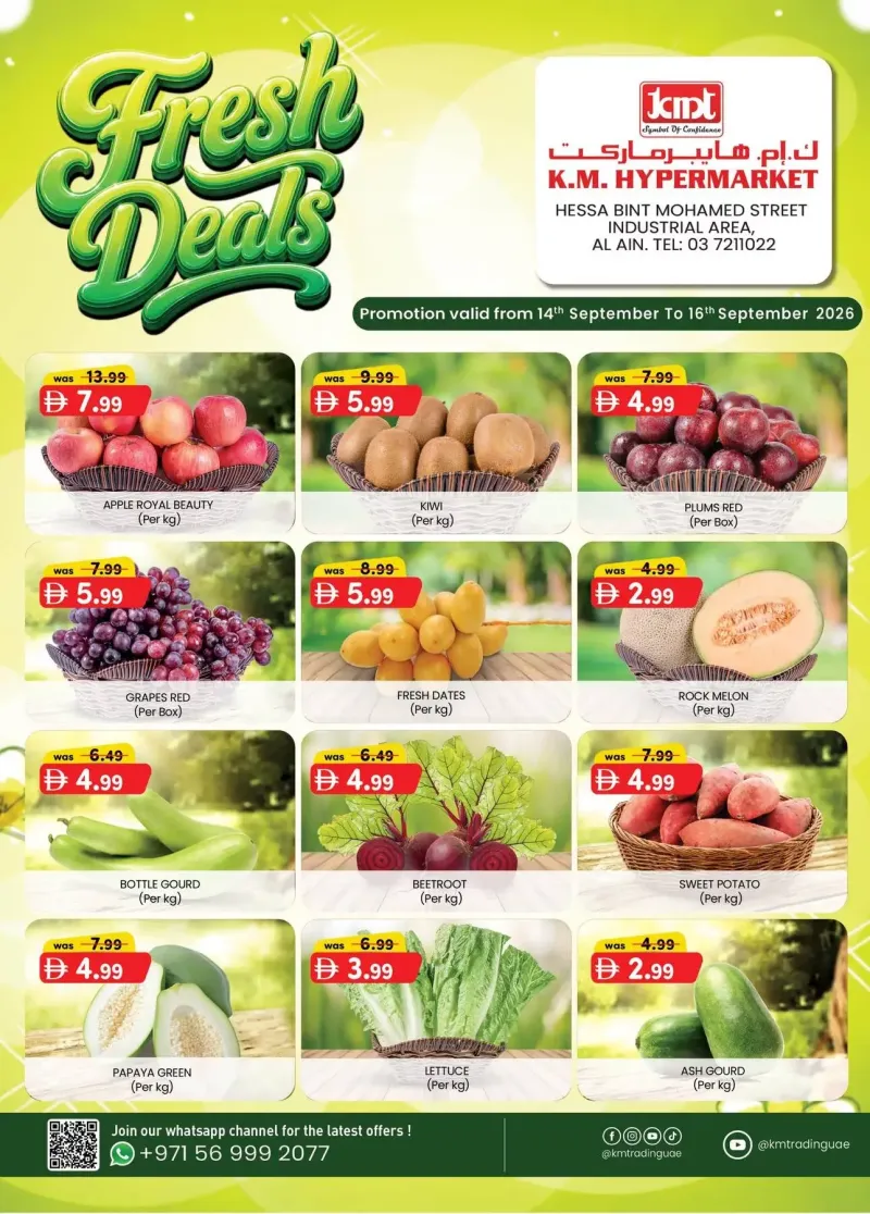 K.M. TRADING weekly ad Sep 13 – Sep 16, 2026 – page 1