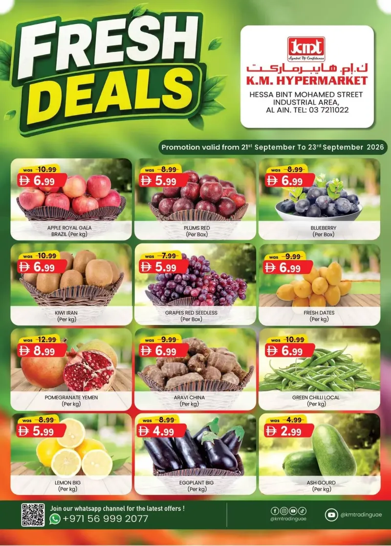 K.M. TRADING weekly ad Sep 20 – Sep 23, 2026 – page 1