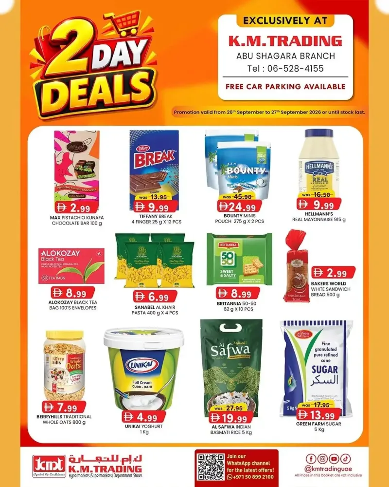 K.M. TRADING weekly ad Sep 25 – Sep 27, 2026 – page 1