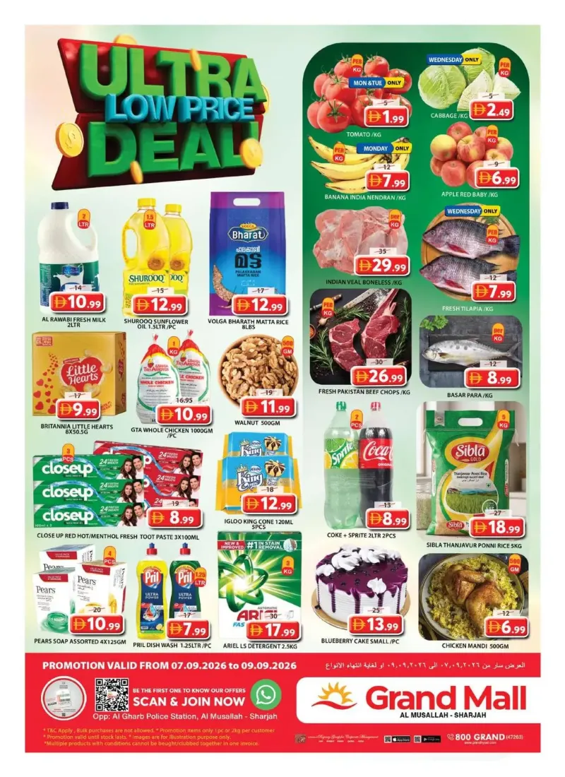 Grand Hypermarket weekly ad Sep 6 – Sep 9, 2026 – page 1