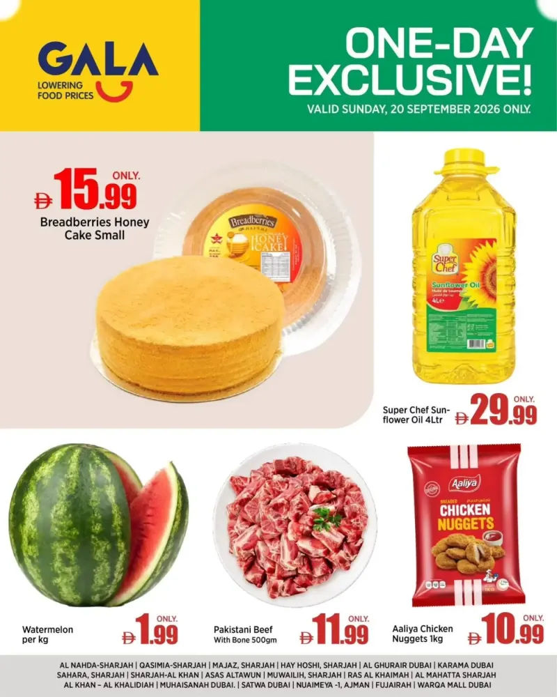 Gala Supermarket weekly ad Sep 19 – Sep 20, 2026 – page 1