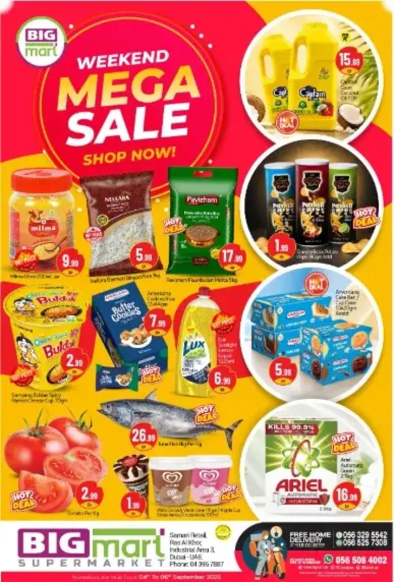 Bigmart weekly ad Sep 3 – Sep 6, 2026 – page 1