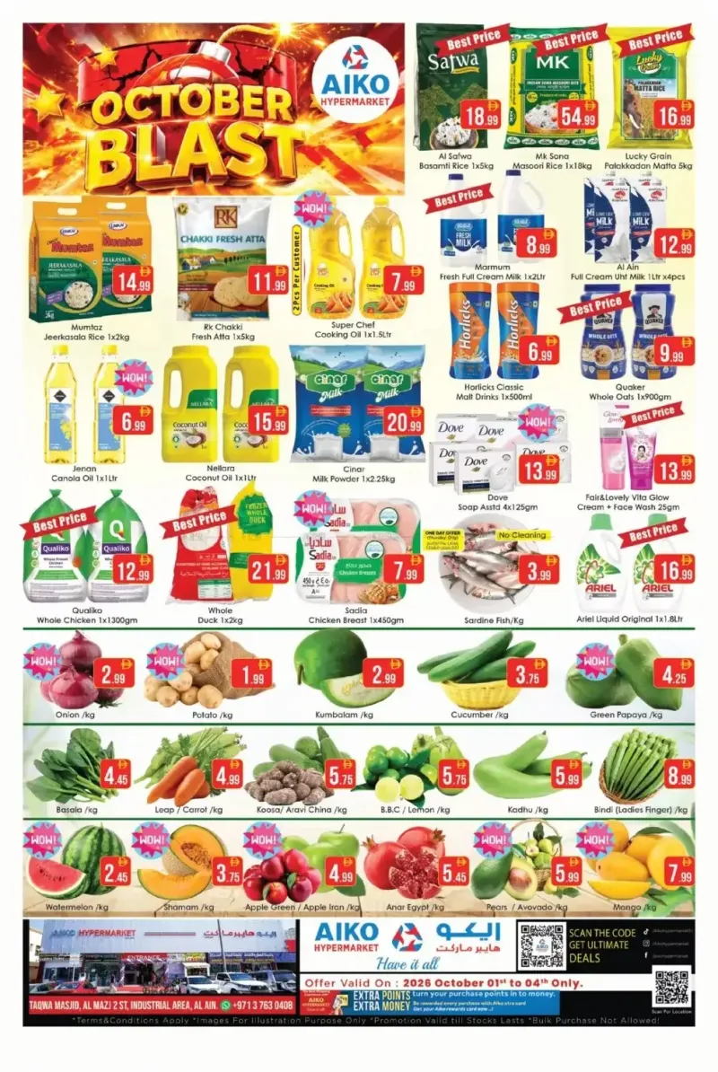 Aiko Hypermarket weekly ad Oct 1 – Oct 4, 2026 – page 1
