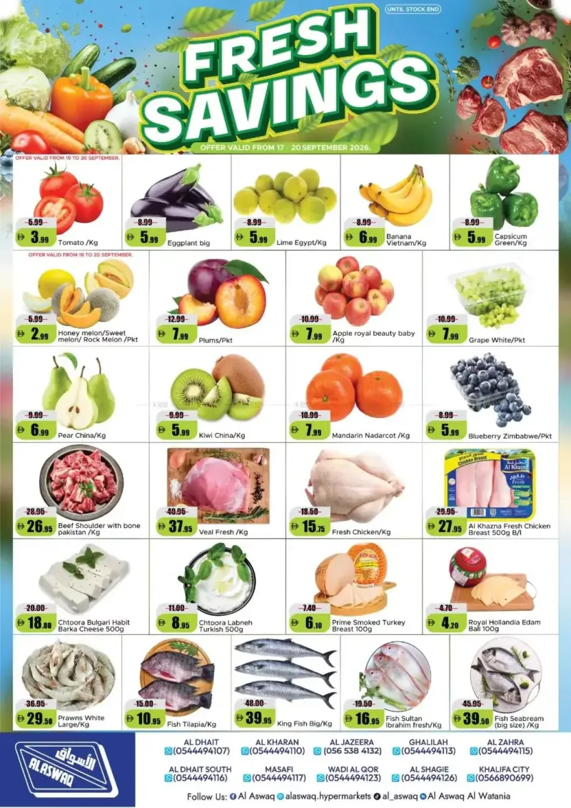 RAK National Markets weekly ad Sep 18 – Sep 20, 2026 – page 1